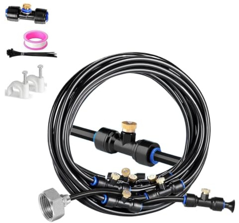 Outdoor Nebelsystem 15,24 Meter Garten Wassersprüh-Kühlset