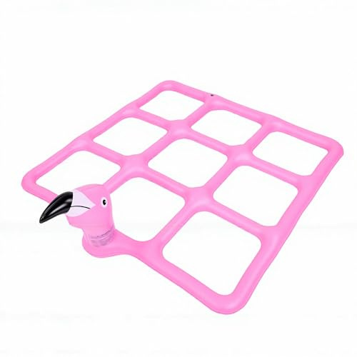 Topiky Juego de Lanzamiento de Piscina Inflable Portátil, Juguete para Todas Las Edades, Incluye 10 Bolas para Jugar en el Agua, Color Rosa