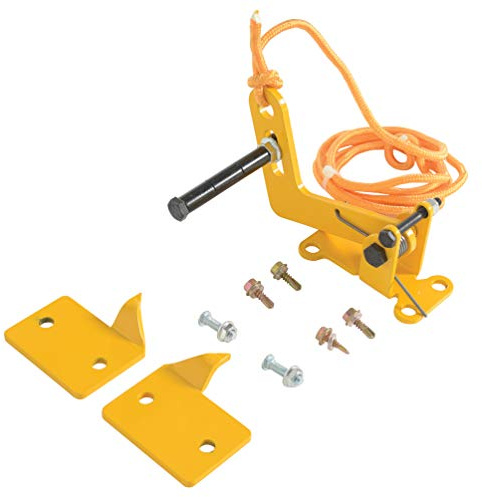 vestil dr-lock Automatische Overhead Tür-Zusatzschloss mit Finish, Heavy Duty aus geschweißtem Stahl, gelb lackiert