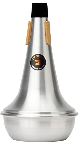 Protec Liberty ML106 Dämpfer für Tenorposaune, Aluminium, gerade/große Bohrung