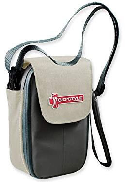 GIMA Medi Pocket, Borsa Termica e Compatta, per Insulina e Medicinali Termolabili, Colore Blu e Grigio, Cuscino in Gel Incluso