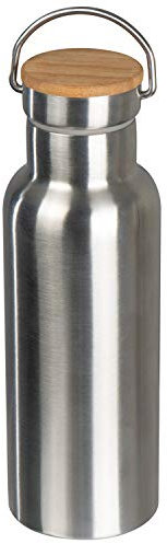 Doppelwandige Trinkflasche mit Gravur / aus Edelstahl / 500ml