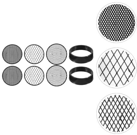 TOPBATHY 2sets Soil Sieve Set Mesh Sifting Pan for Gardening Tool for Indoor Plant Soil and Garden Accessories Made of Plastic Replaceable Screens for Riddle and Compost Tool Use
