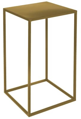 Metall Blumenständer Ständer für Blumentopf Modernes Loft Industriell Plant Stand (Gold)