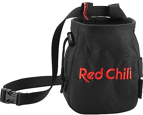 Red Chili Chalk Bag Giant Schwarz - Farbenfroher geräumiger Chalkbag, Größe One Size - Farbe Black