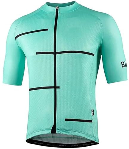 beyleaycau radtrikot Herren Kurzarm Summer，Atmungsaktiver Durchgehender Reißverschluss Fahrradtrikot für Sommer Outdoor-Radfahren