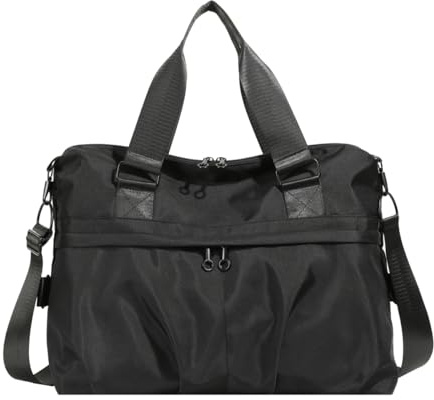HUA ANGEL Kleine Reisetasche Damen Herren Sporttasche mit Vielen Taschen Große Handtasche Damen Umhängetasche Nylon Bag für Weekender Travel Sport Shopper Every day