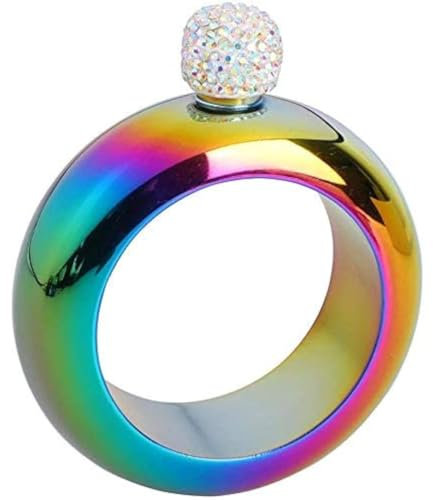 Pulsera de petaca, acero inoxidable 304, juego de embudo para mujeres y hombres (colorido)