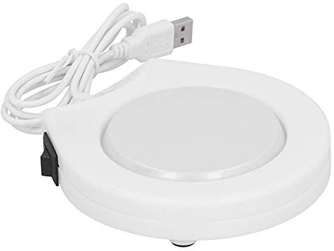 Elektrischer USB-Tassenwärmer, Einsteckbare Untersetzermatte für das Büro – Hält Ihren Kaffee heiß. 5 W Keimtötende Lampe, Kaffeewärmer für den Schreibtisch