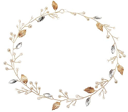 Healvian Bridal Leaf Haarschmuck Mit Strass Elegantes Braut-stirnband Für Hochzeiten Festliche Anlässe Robust Und Einzigartig Perfektes Accessoire Für Braut Und Brautjungfern