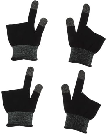 RORPOIR Anti-sweat Gaming Handschuhe Atmungsaktive Nahtlose Touchscreen-fingerlinge Ultradünn Elastisch Rutschfest Hautfreundlich Für Präzises Mobiles Spiel Zuhause