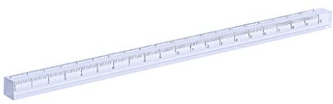 Règle droite en acrylique transparent de 0 à 30 cm pour étudiants Outil de dessin mathématiques pour ingénieurs mathématiques géométrie