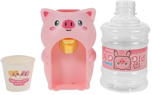 Kisangel Mini Water Dispenser Toy for Boy Girl Cartoon Piggy Design Cultivates Life Skills Indoor Outdoor Play Gift for for for for Boys Girls Spout