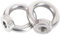 2 pcs of M12 304 Stainless Steel Ring Nut Lifting Eye Nut Lifting Ring Eye Bolt Female Threaded Eye Screw Bolts Fastener Hardware Eyebolt for Lifting Accessories