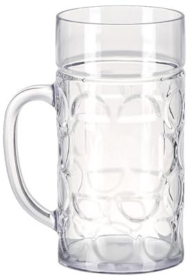 Boccale da birra in iuta con manico ergonomico grande design cavo boccale da birra