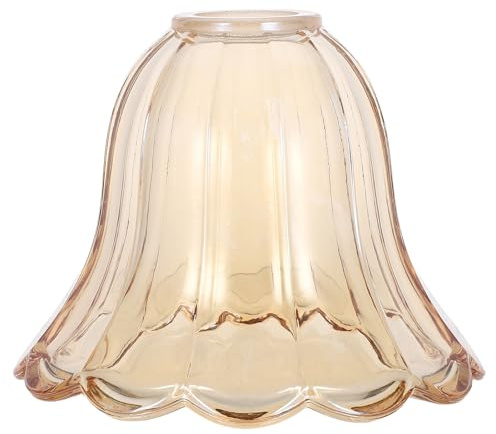 HONMEET Glass Lampshade Heavy and Thick for Wall Sconces Pendant Lights Ceiling Lights Chandelier Decorative Lamp Cover Bedside Lampshade Glass Shades for Table Lamps Replacement