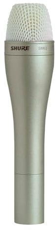 Shure Instrument Condenser Microphone, Black (SM63)