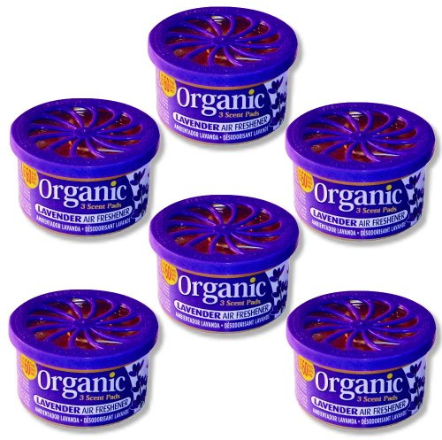 6 Dosen Organic Can Duftdose Autoduft - Lavendel lavender
