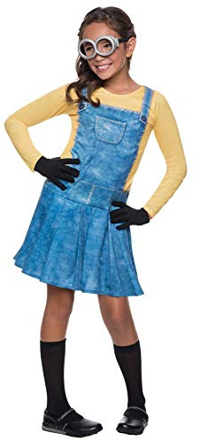 Rubies Kid's Despicable Me Minion Girl Kostym, Medium, Ålder 6-8, Halloween