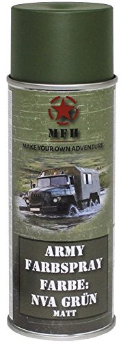 BW Army Farbspraydosen Sprühfarbe Armeelack 400ml DS 13,25 ?/L NVA grün matt