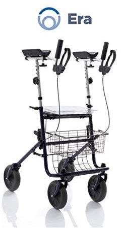 ROLLATOR IN ACCIAIO 4 RUOTE ANTIBRACHIALE Art. RP691