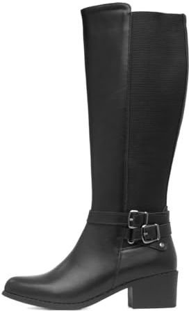 Lilley Michelle Womens Black Knee High Boot - Size 4 UK - Black
