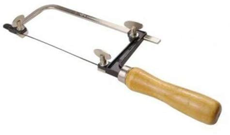 SKYPRO Cadre de scie à bijoutier avec gorge de 18 cm pour fabrication de bijoux