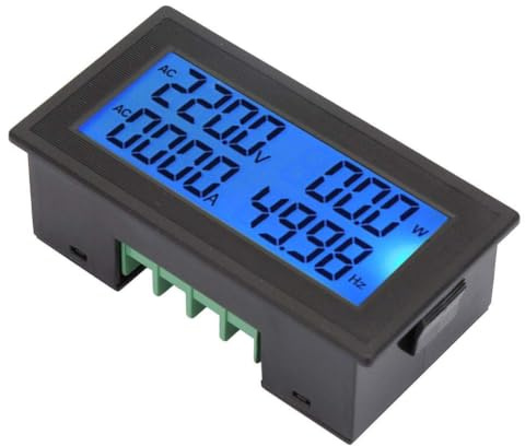 Multimetro tascimetro digitale multimetro voltmetro amperometro YB5140DM multi funzione AC ampere voltmetro voltmetro 0~20A display digitale 60~500 V display digitale LCD ampere voltmetro