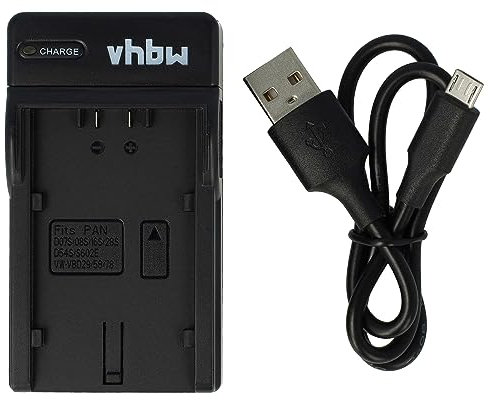 vhbw USB Ladegerät kompatibel mit Leica BP-DC1 Kamera Camcorder/Akku - Ladeschale, Ladeanzeige, 8,4 V