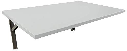 mikon 80x40 Wandtisch Wandklapptisch Küchentisch Schreibtisch Esstisch Klapptisch Esstisch Wandtisch Küchentisch Schreibtisch Kinderschreibtisch Bartisch Computertisch | Hellgrau