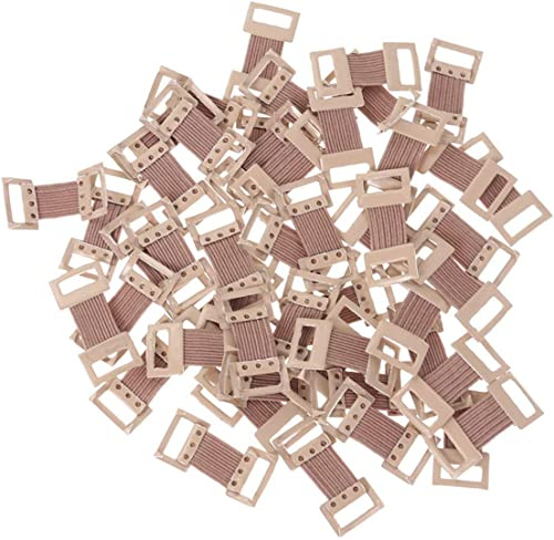 Namvo 50 Stück elastische Bandagenclips, dehnbare Bandagenclips aus Metall, Kompressionswickelclip für Bandagen, Kompressionsbandagen, Kreppbandagen