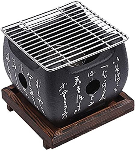 Barbecue Braciere Griglia per Barbecue da Tavolo|Stufa a Carbone Portatile con griglia in Rete Metallica e griglia per Barbecue di Base|per Yakiniku, Robata, Takoyaki e Barbecue