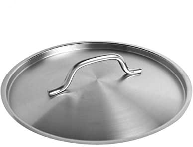TrueCraftware-12 qt. Stainless Steel Pasta Cooker Lid 11 Diameter x 1/2 Thickness- Multipurpose Pasta Pot Pasta Cooker Steamer Cover Steamer Vegetable Asparagus Cooker Oven Safe Dishwasher Safe