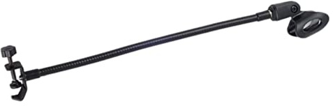 Leeadwaey Support universel pour micro de bureau en fer avec pinces flexibles