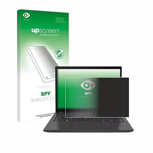 upscreen Blickschutzfolie für Lenovo ThinkPad P14s Gen 4 | Anti-Spy Displayschutz Made in Germany Privacy Screen Protector Sichtschutz Blaulichtfilter Klare Folie