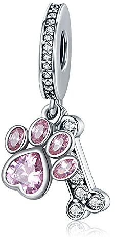 Doyafer Charme Animaux Plantes Argent 925 Bijou Cadeau Anniversaire pour Bracelet Femme