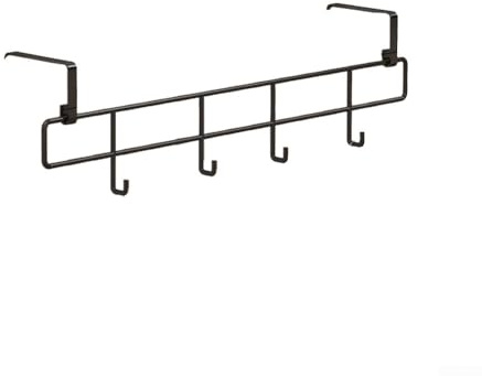 Tendedero de ropa para radiador, toallero de hierro para colgar 35 cm, soporte de almacenamiento para radiadores de calefacción (color negro)