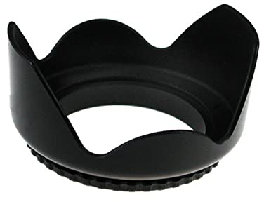 67mm Dslr Camera Lens Hood Universal Plastic Black | Lens Flare Reduction, Impact Protection, for Compatible Dslr Lenses Including Olympus