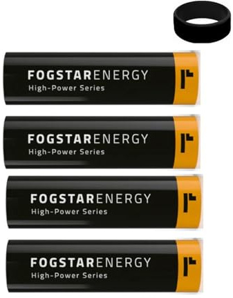 18/650 3800mAh Gold Compatible With Fogstar Energy Works With Sub Ohm Kit No Nicotine (4 Pack)