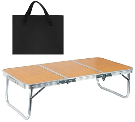 Table de camping pliante – Table de cuisson d'extérieur portable | Station de cuisson extérieure légère | Facile à installer – Meuble léger pour barbecue, voyage, voyage, jardin, pique-nique, voiture