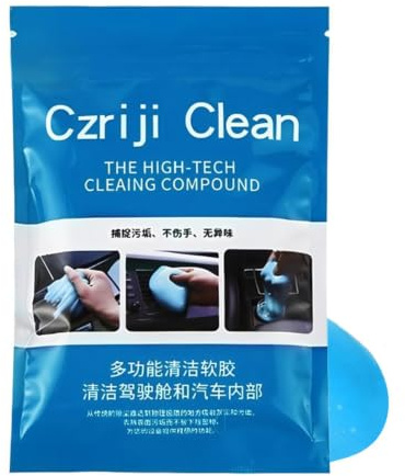 Kit di pulizia per auto, detergente per interni 'auto, in morbido gel deformabile, riutilizzabile, per cruscotto e tastiere