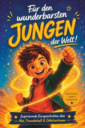 Für den wunderbarsten Jungen der Welt!: Inspirierende Kurzgeschichten über Mut, Freundschaft & Selbstvertrauen | Geschenk für Jungen | Kinderbuch ab 6 Jahren