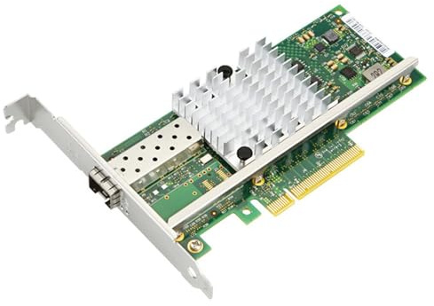 Port SFP+ 10 Gigabit PCIe 8X Interfaces réseau Carte optimisée pour serveurs stations de travail Virtualisation SFP+ Fibre optique Carte PCIe