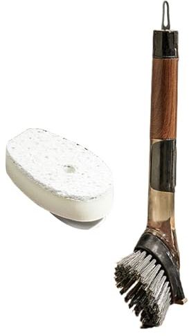 Enjuague El Cepillo con Dispensador De Jabón - Cepillo De Lavavajillas De Cocina, Mango De Limpiador De Olla | Retwear De Dispensador De Jabón ómico, Brush De Limpieza para Utensilios De Cocina
