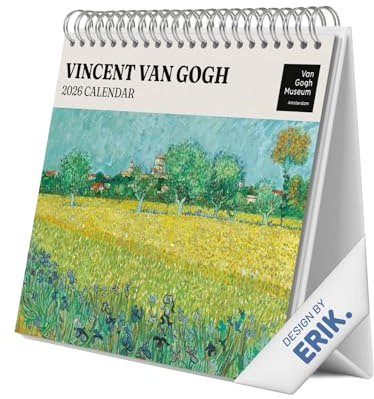 Grupo Erik Desk Calendar 2026 - Van Gogh Calendar 2026 Month To View | Monthly Desk Planner, Desktop Gifts Under 10 Pounds | Van Gogh Gifts For Friends