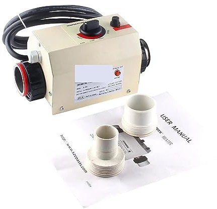 3kw Swimming Pool Thermostat SPA Bath Portable Pool Heater Electric Water Heater Thermostat Heater Pump Machine,Good Thermal Conductivity