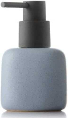 Soap Dispensing Fashion Soap Dispenser Ceramic Pump Countertop Emulsion Device Nordic Style Liquid Simple and Elegant 6.0oz/180ml New Home Essentials(Blue)
