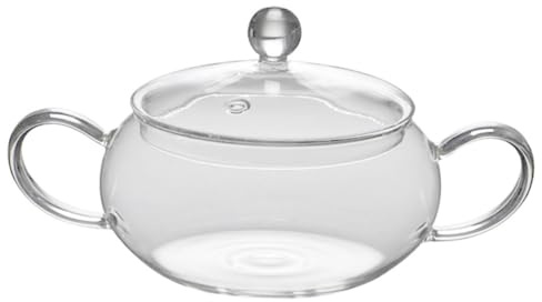 Uonlytech Casserole De Cuisson Verre Avec Couvercle Marmite Transparente Pour Cuisiner Ustensiles De Cuisine