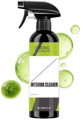 Ranley Limpiador de Interiores de Coche | Restaurador de Brillo 120ml - Eliminador de Polvo para Interiores de Vehículos | para Sedán Camión Autocaravana Monovolumen Tablero Consola Central