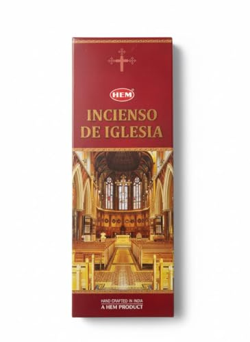 NALE. Hem - Incenso da chiesa, 6 x 20 g, 120 bastoncini